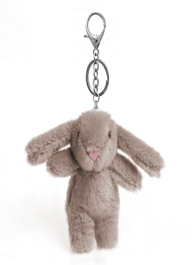Bumobot Cute Bunny Plush Keychain for Bag Backpack, 3.5" Mini Rabbit Bunny Keychain Purse Charm Pendant Gift for Women Girls - Image 1